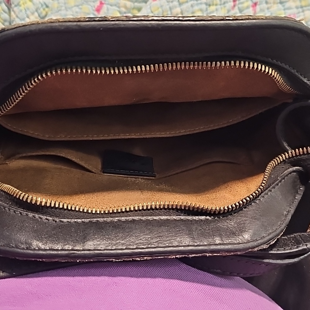 GUCCI RE(BELLE) SMALL SHOULDER PYTHON BAG - Picture 15 of 16